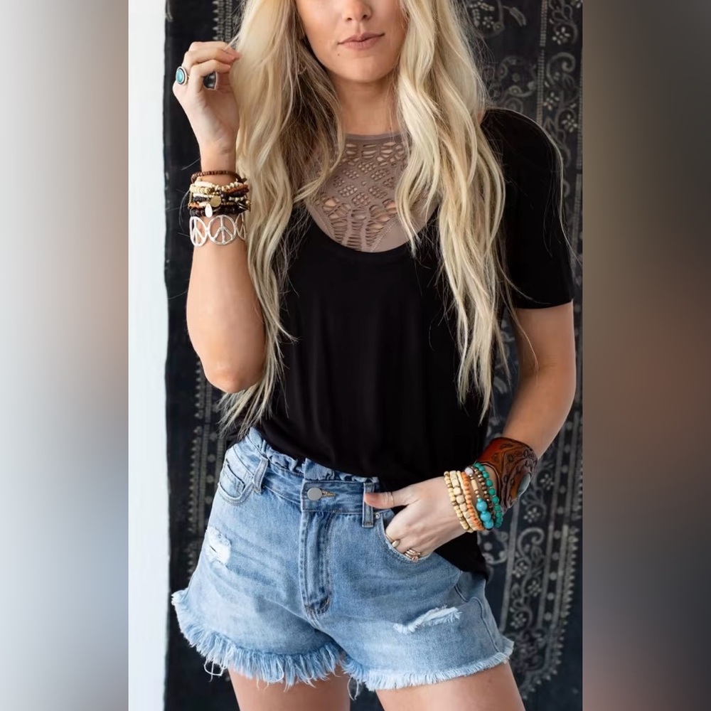 Three Bird Nest Bralette Scoop Tee